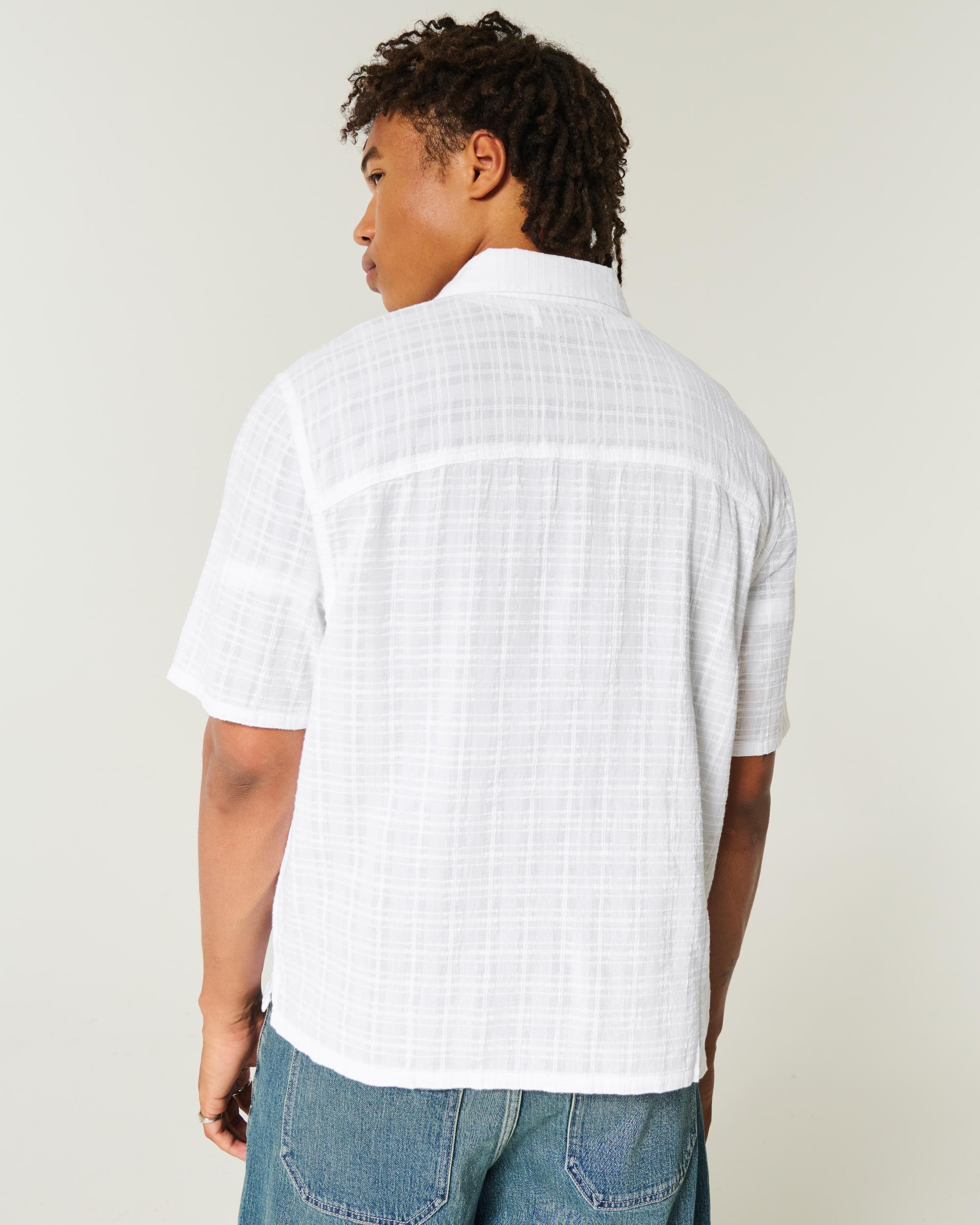 Boxy Short-Sleeve Shirt Product Image