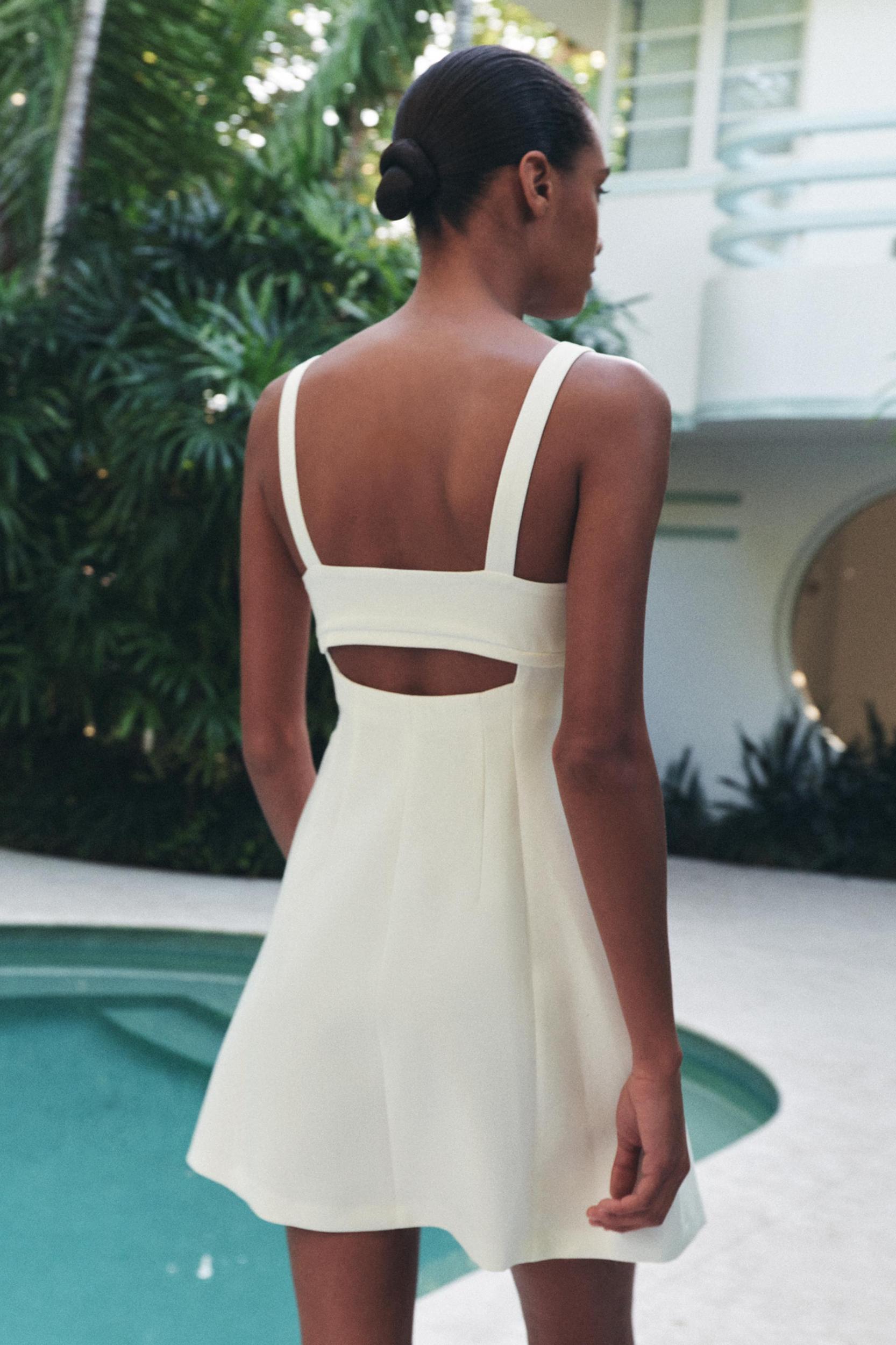 A-LINE SILHOUETTE MINI DRESS Product Image