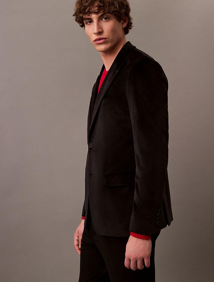 Velvet Slim Blazer Product Image