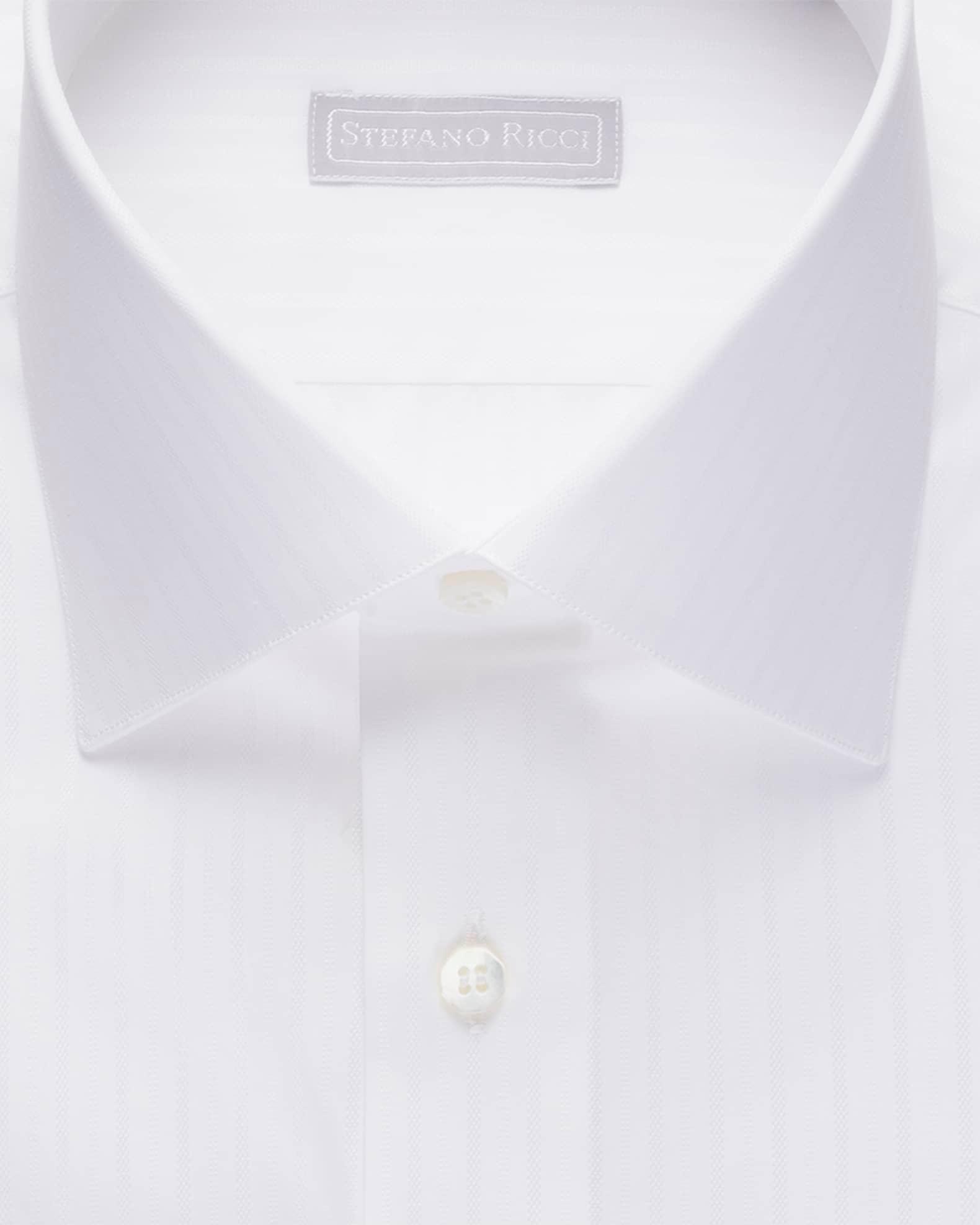 Men's Cotton Tonal Stripe Dress Shirt Product Image