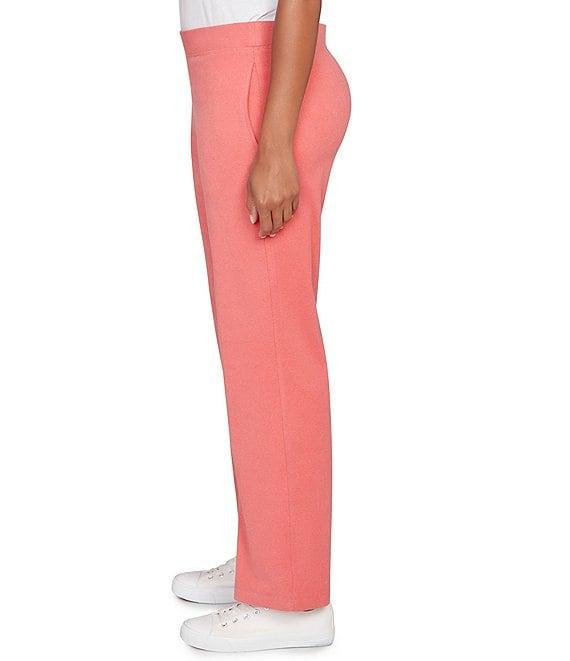 Ruby Rd. Luxe Ribbed Textured Pull-On Pants Product Image