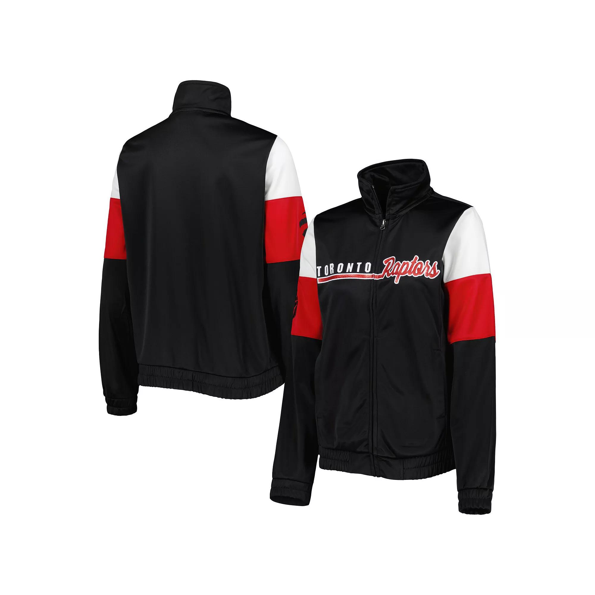 Women's G-III 4Her by Carl Banks Black Toronto Raptors Change Up Full-Zip Track Jacket,  Product Image