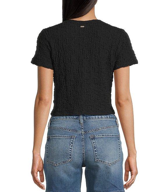 Rip Curl Sunset Luau Tex Short Sleeve Cropped T-Shirt Product Image