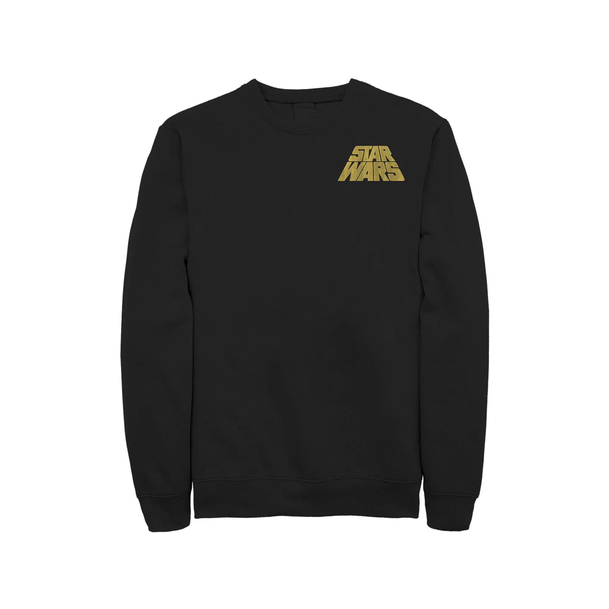 Men's Star Wars Distressed Slant Logo Z2 Sweatshirt,  Product Image