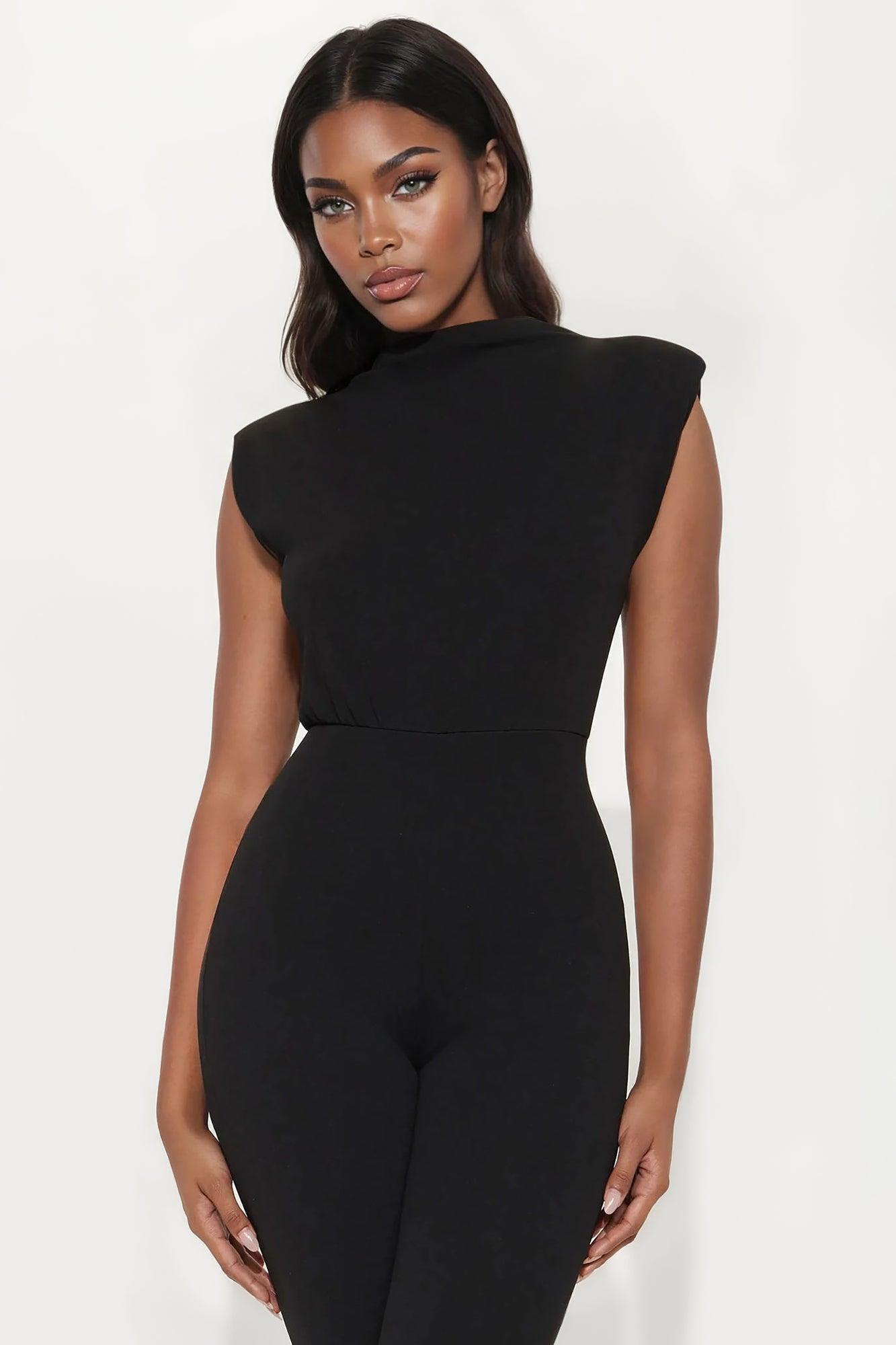 Gemma Sleeveless Jumpsuit - Black Female Product Image