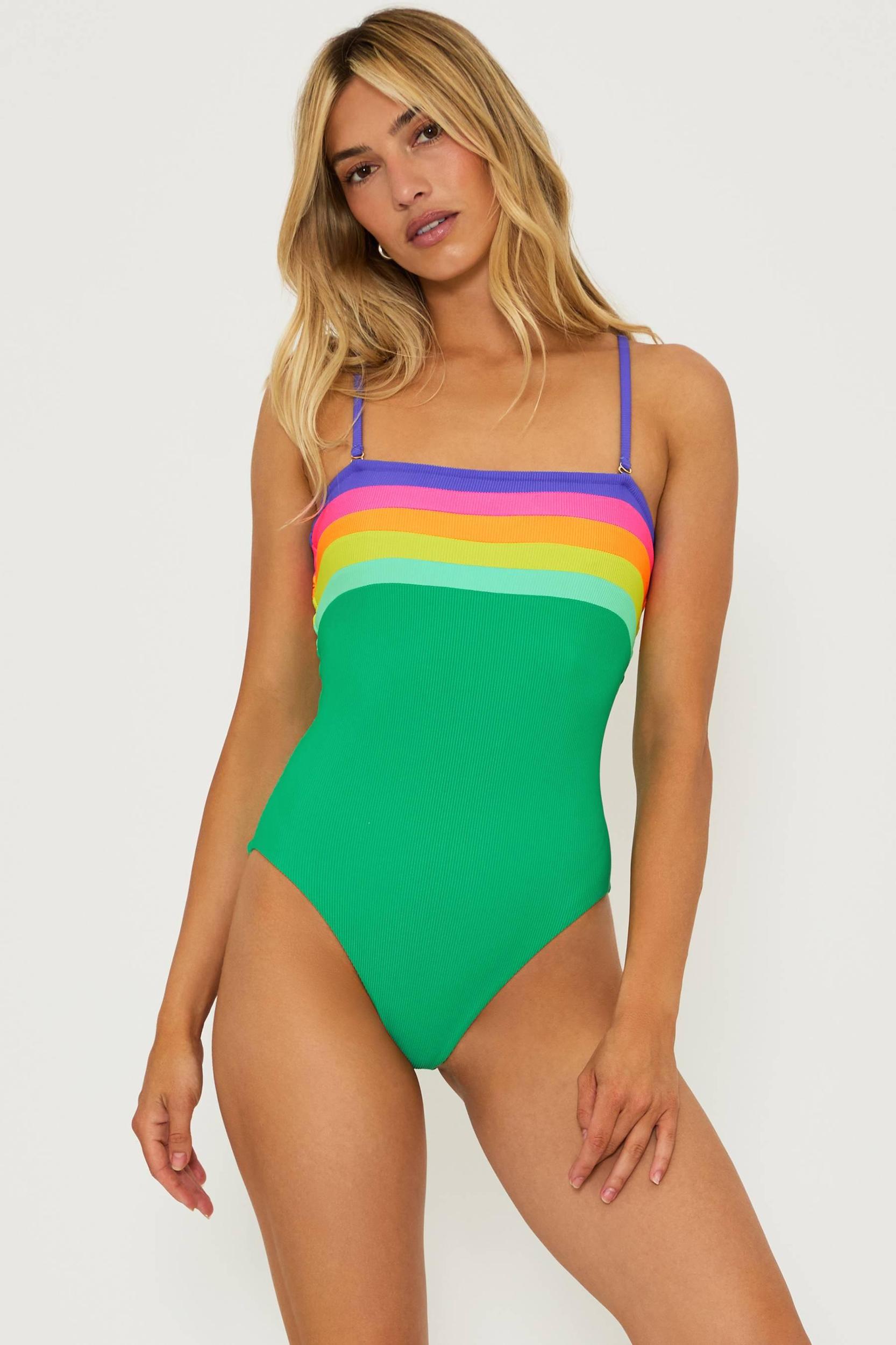 Jessa One Piece Technicolor Colorblock Product Image