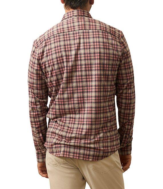 Faherty Coastline Knit Long Sleeve Woven Shirt Product Image