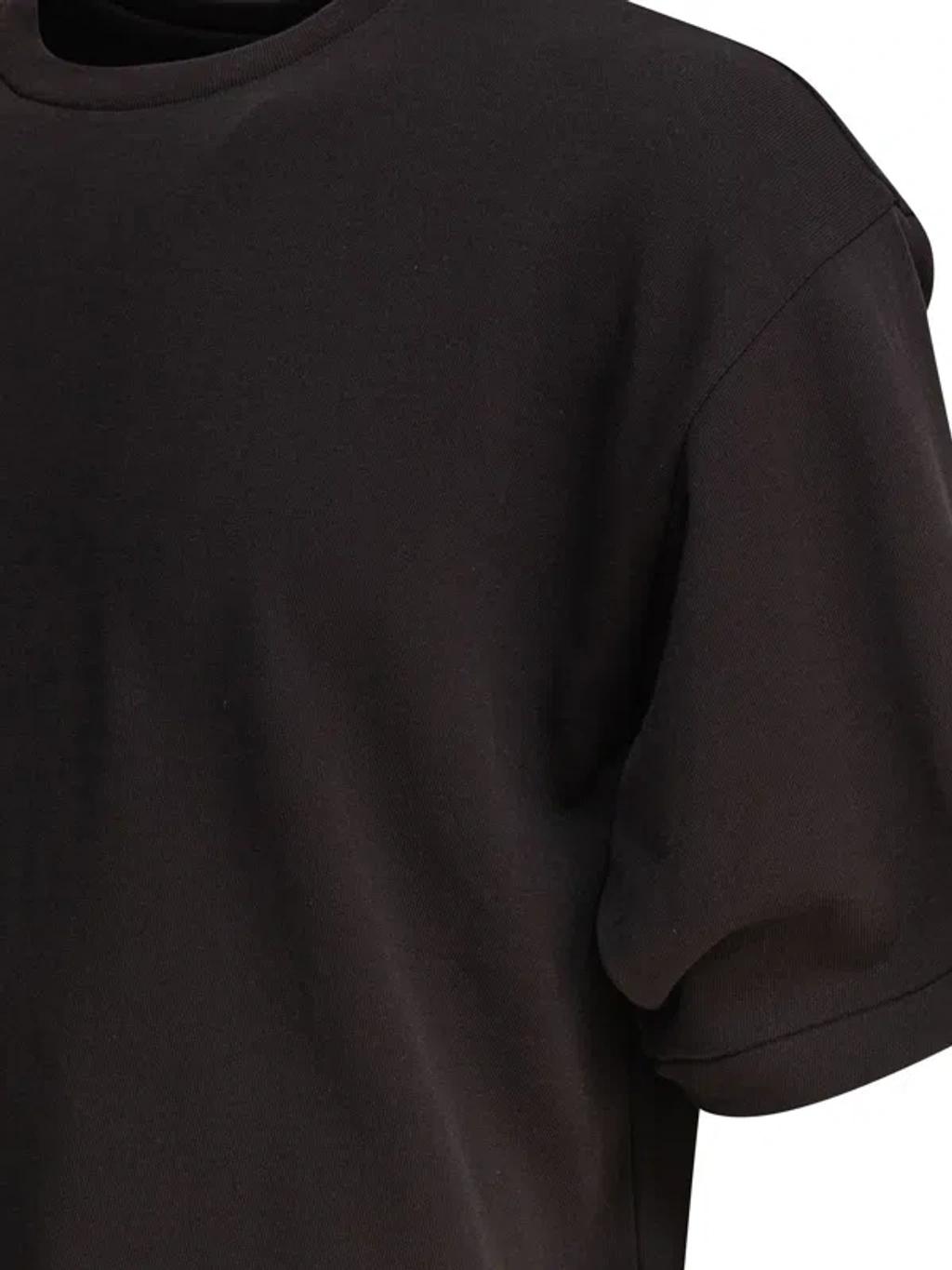 logo-embroidered cotton T-shirt Product Image