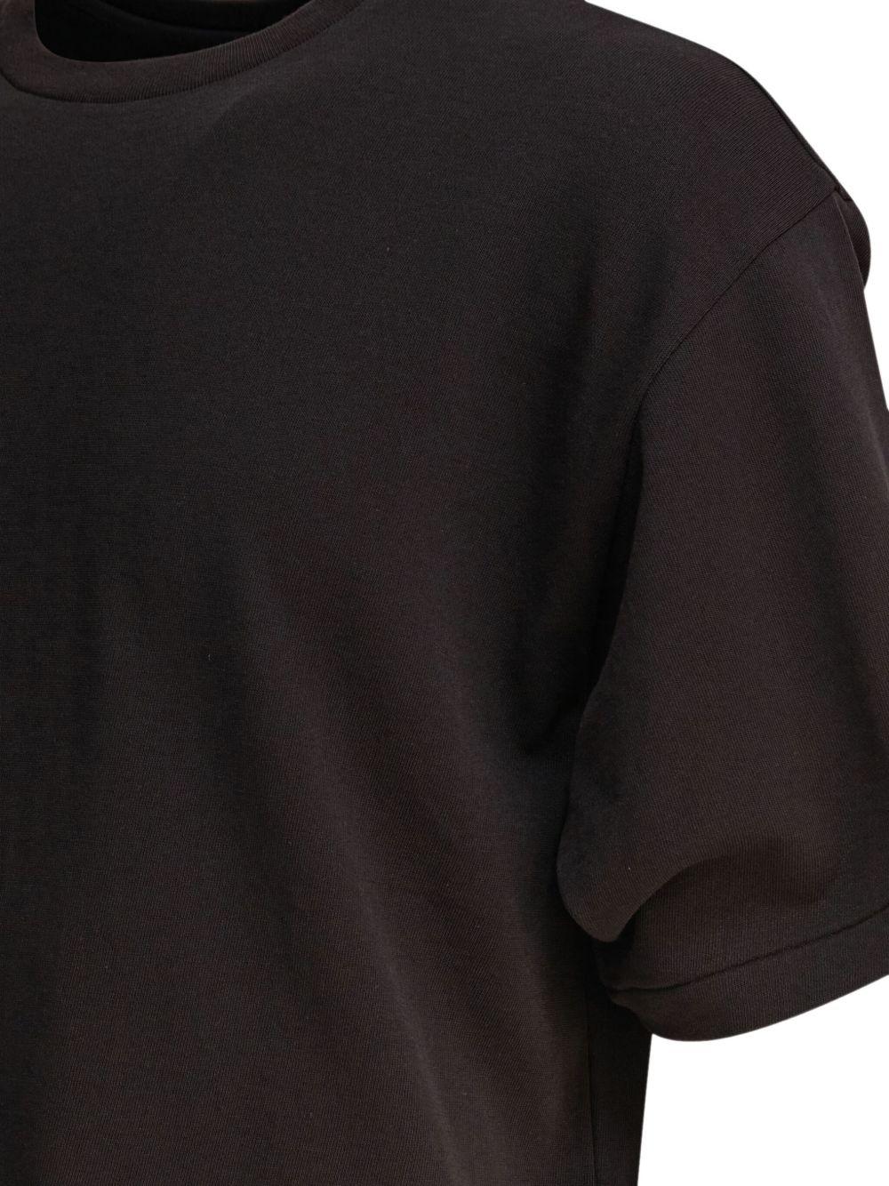 logo-embroidered cotton T-shirt Product Image