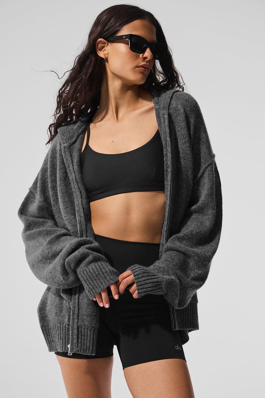 New Class Cashmere Full Zip Hoodie - Platinum Grey Product Image