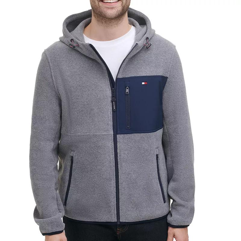 Men's Tommy Hilfiger Fleece Hooded Jacket,  Product Image