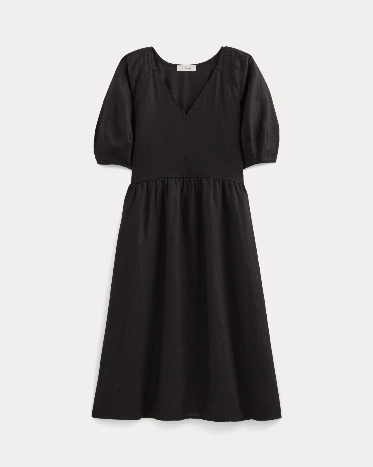 Womens Linen Oversized Puff-Sleeve Dress by Everlane Product Image
