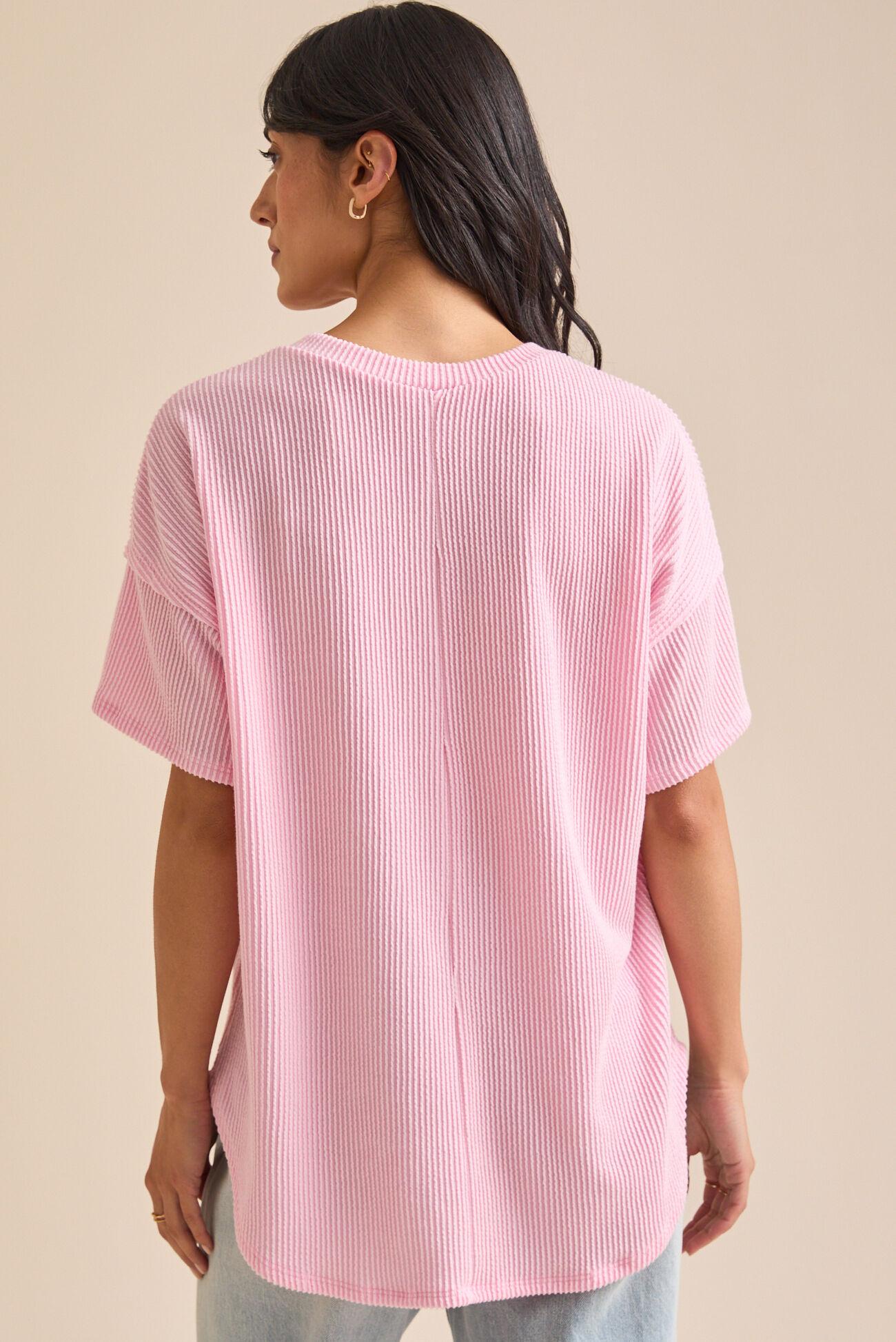 Alessia Ribbed Tunic Top Product Image