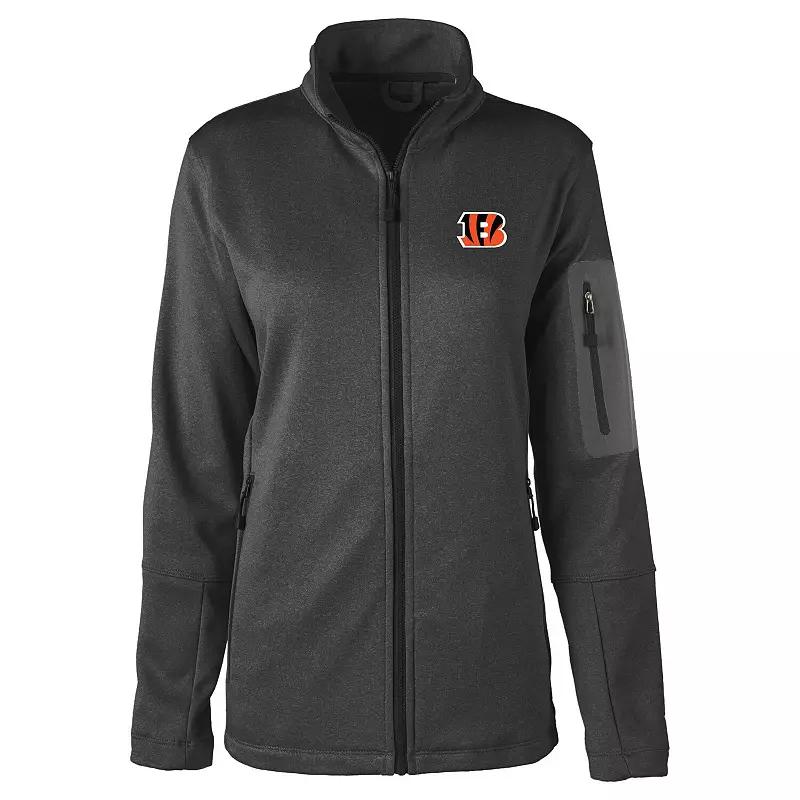 Womens Dunbrooke Heather Black Cincinnati Bengals Freestyle Teflon Shield Full-Zip Jacket Product Image