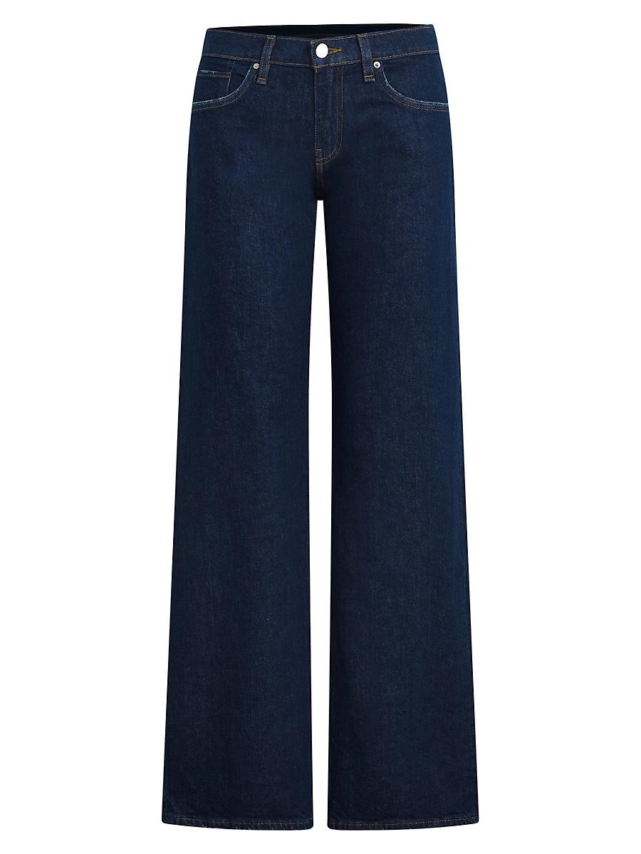 Womens Kelli Low-Rise Wide-Leg Jeans Product Image