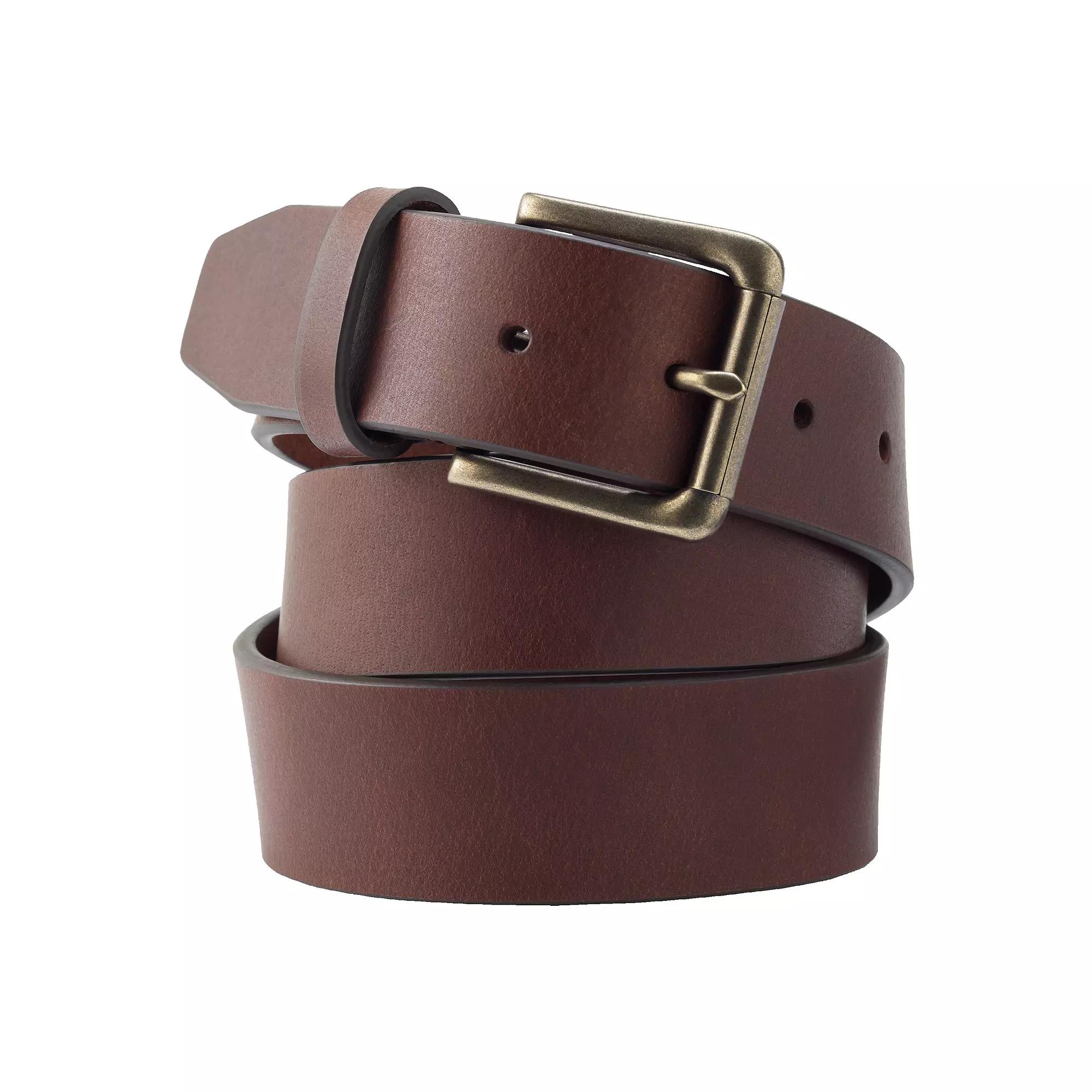 Men's Lands' End Vintage Leather Belt,  Product Image