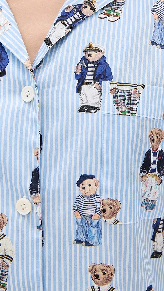 Polo Ralph Lauren Madison All Over Bear PJ Set | Shopbop Product Image