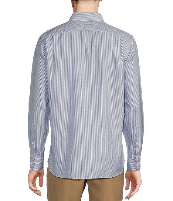 Daniel Cremieux Signature Label Non-Iron Stripe Long Sleeve Woven Shirt Product Image