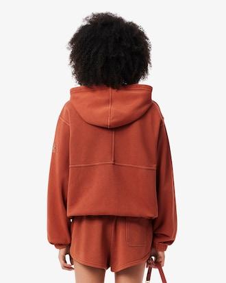 Oversized Wash Effect Zipped Sweatshirt Product Image