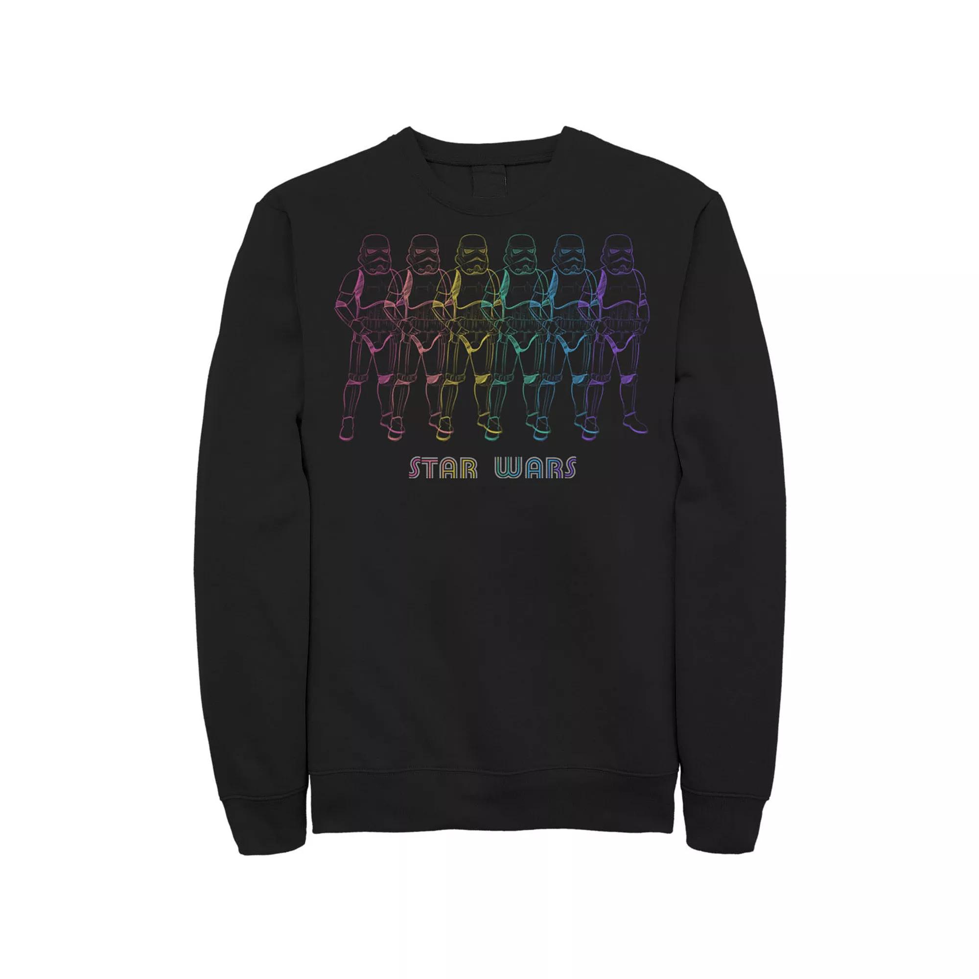 Men's Star Wars Pride Rainbow Stormtroopers Line Up Sweatshirt,  Product Image
