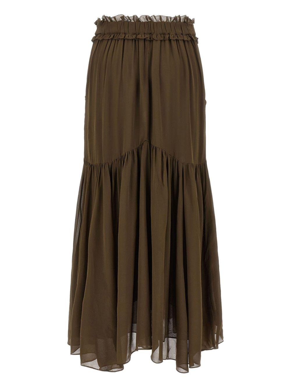 Besma ruffled maxi skirt Product Image
