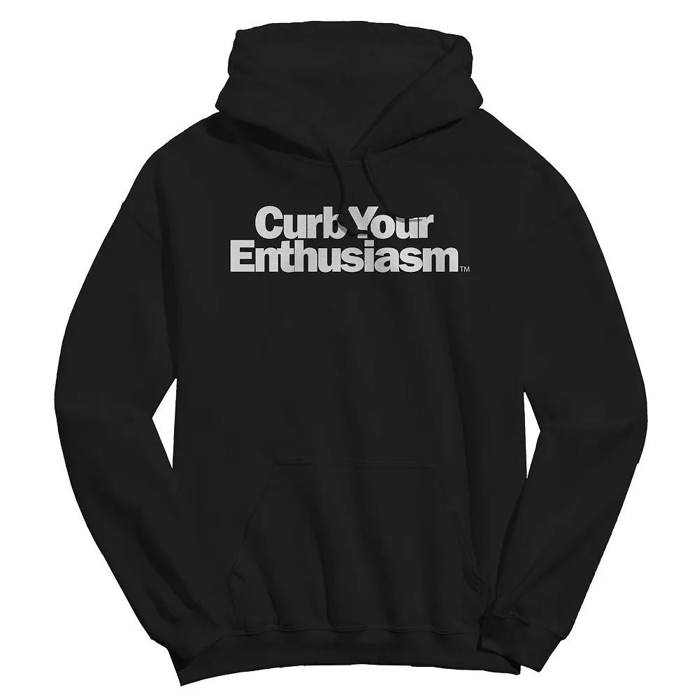 Men's Curb Your Enthusiasm Logo Curb Your Enthusiasm Graphic Fleece Hoodie, Adult Unisex,  Product Image