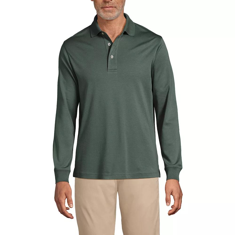 Men's Lands' End Soft Supima Polo,  Product Image