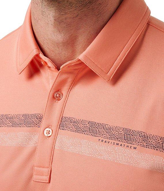 TravisMathew Roaming Routes Short Sleeve Polo Shirt Product Image