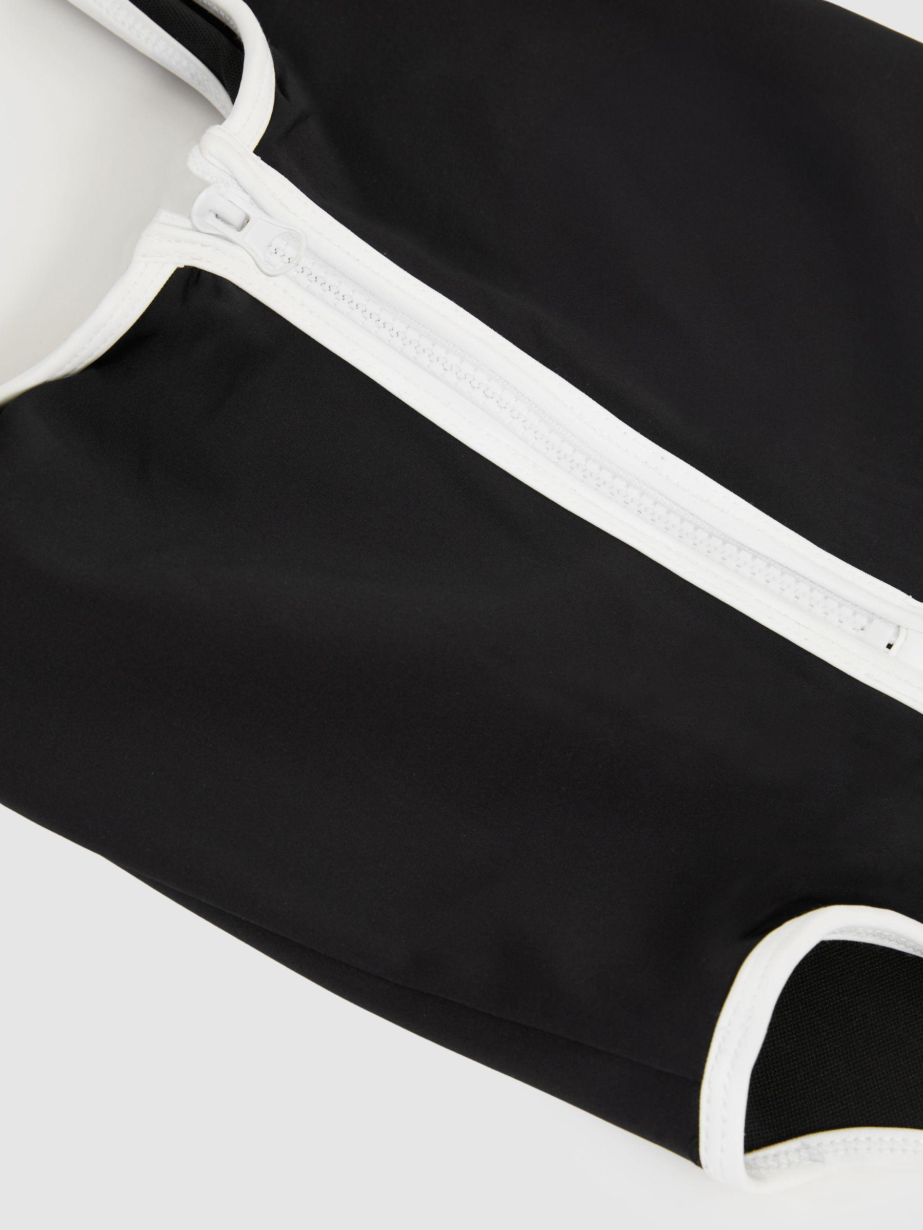 Good American Side-Zip One-Piece Swimsuit in Black Product Image