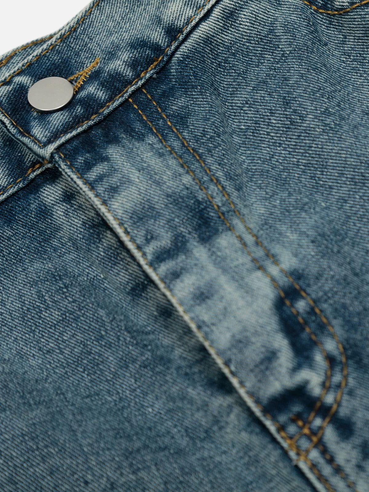 Aelfric Eden Stripe Deconstruction Barrel Longline Jorts Product Image