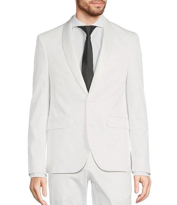 Murano Slim Fit Sateen Shawl Lapel Suit Separates Jacket Product Image