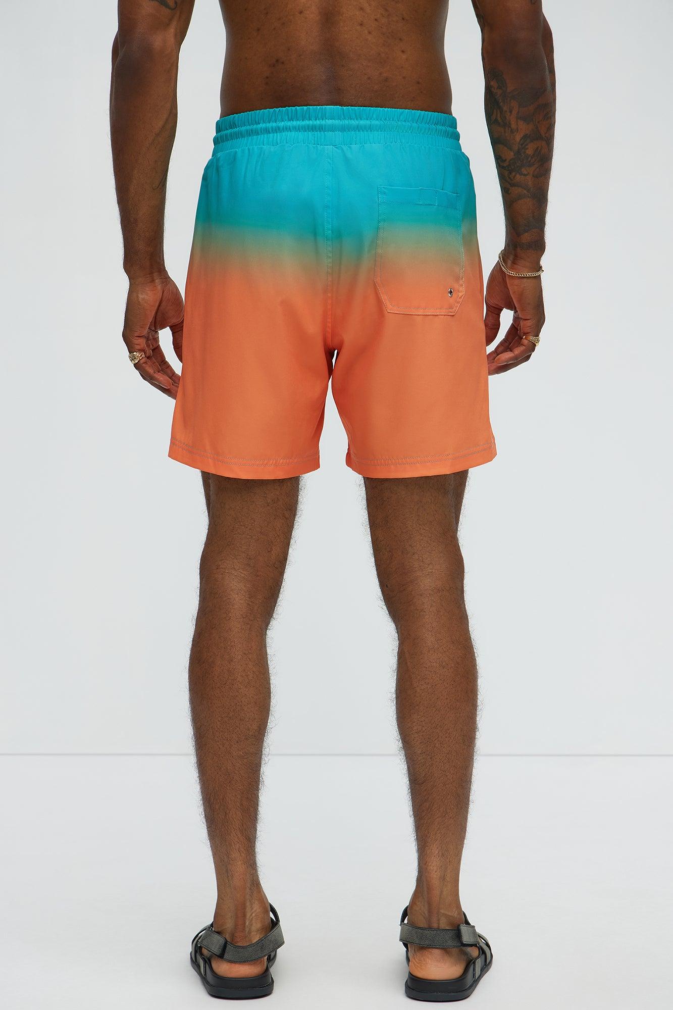 Coastal Fade Swim Classic Trunk - Orange/combo Product Image