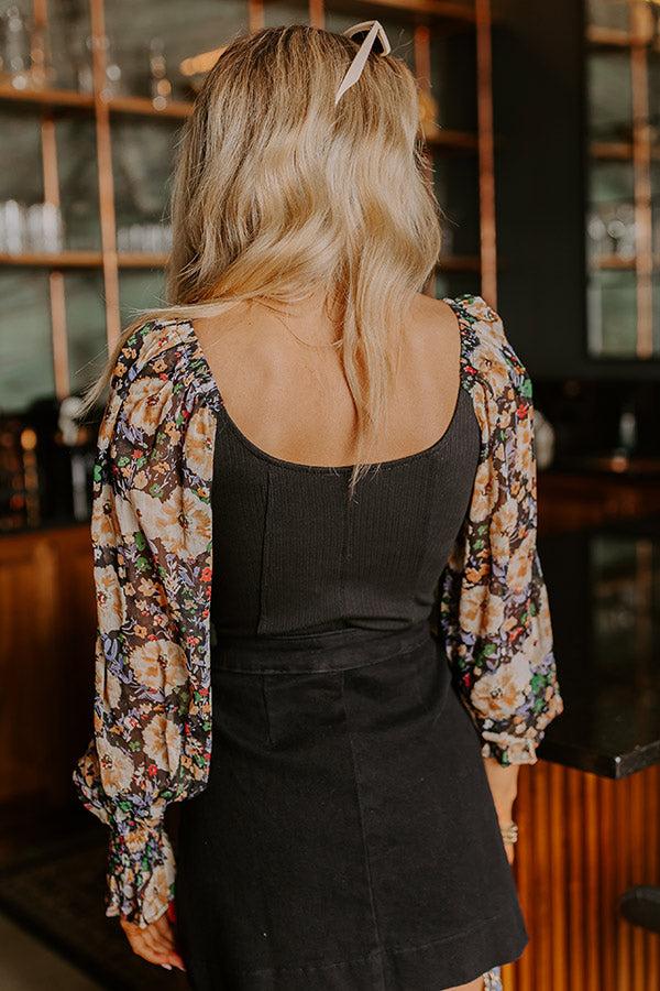 Downtown Happy Hour Floral Bodysuit Product Image