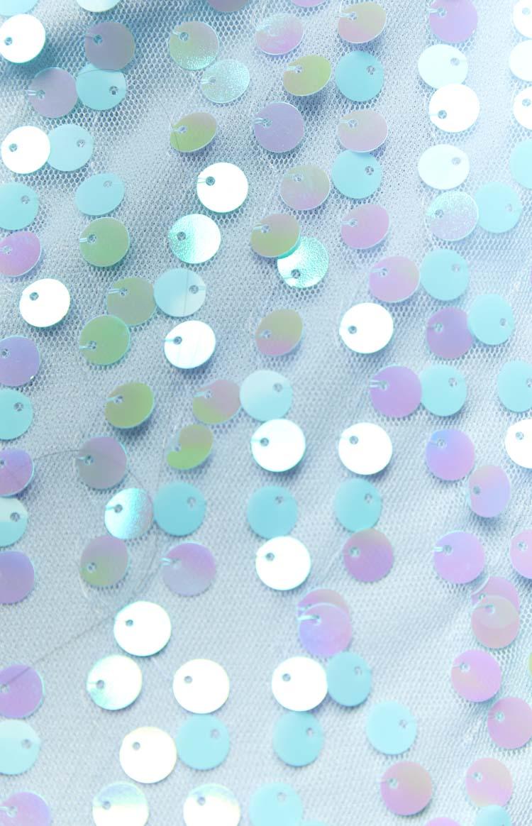 Nova Blue Sequin Maxi Dress Product Image