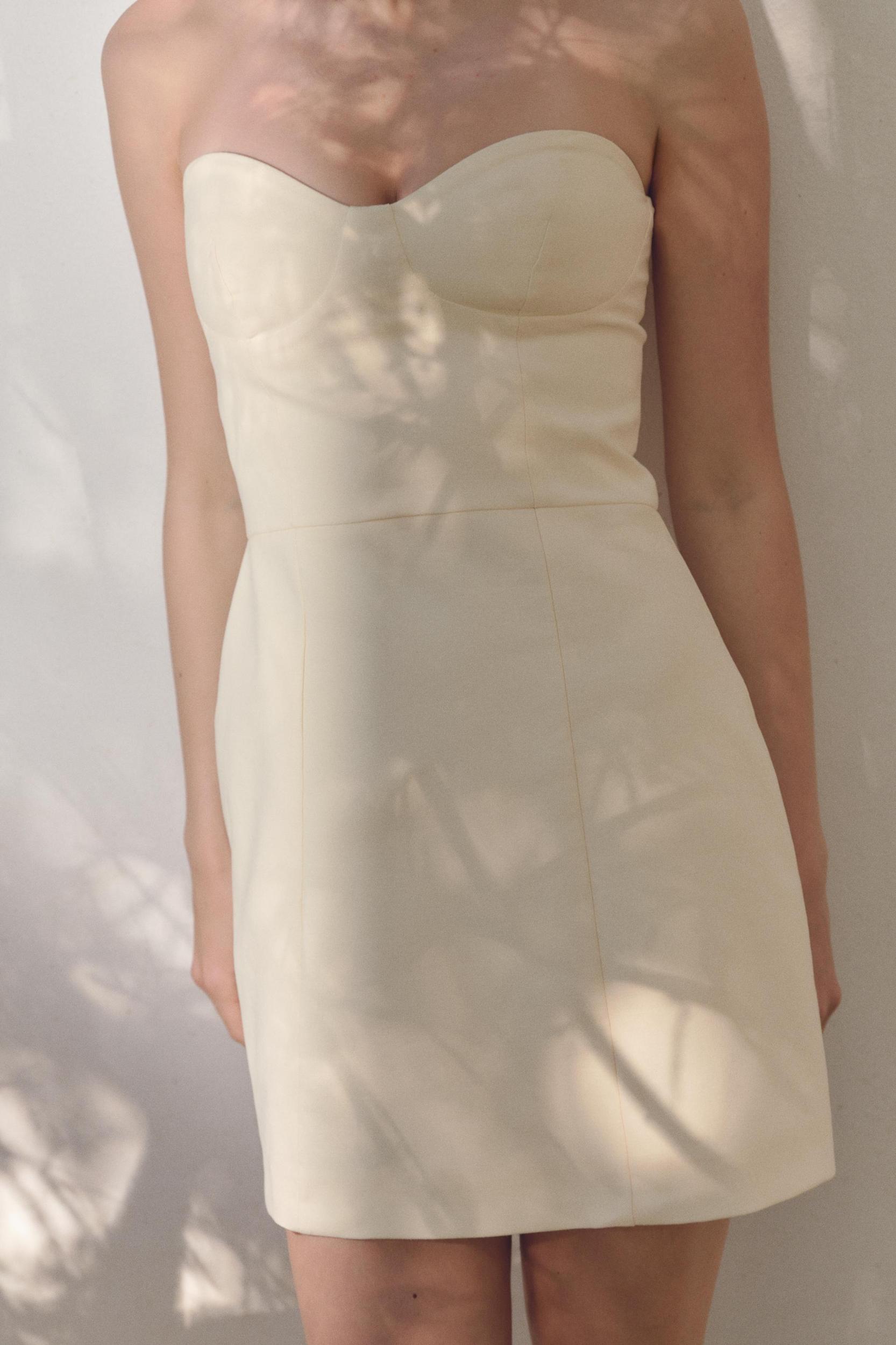 STRAPLESS MINI DRESS Product Image