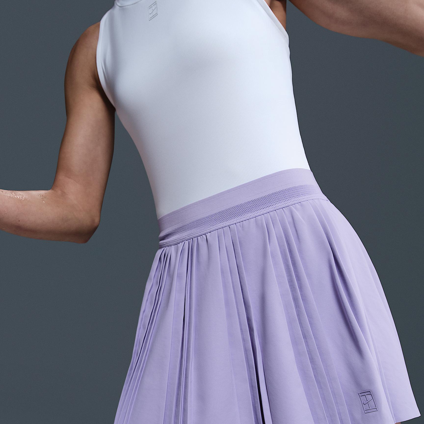 Nike Womens Court Advantage Dri-FIT Pleated Tennis Skirt | FZ6512-515 Product Image