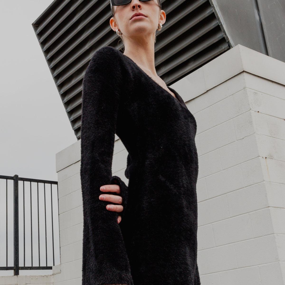 Pop Dress in Black Product Image