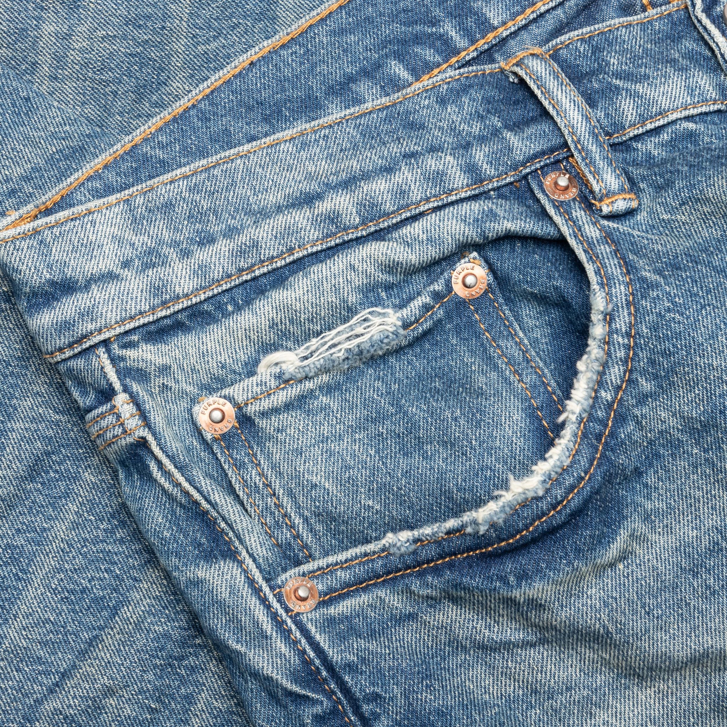 Vintage Knee Blowout - Mid Indigo 2 Male Product Image