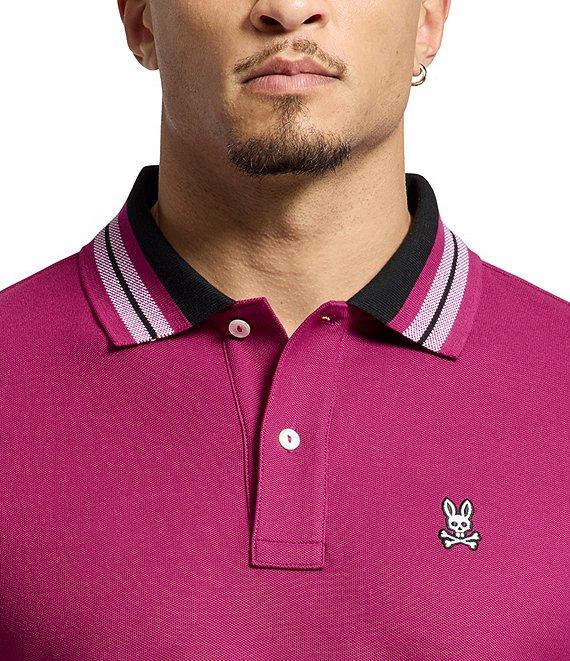 Psycho Bunny Henson Pique Short Sleeve Polo Shirt Product Image