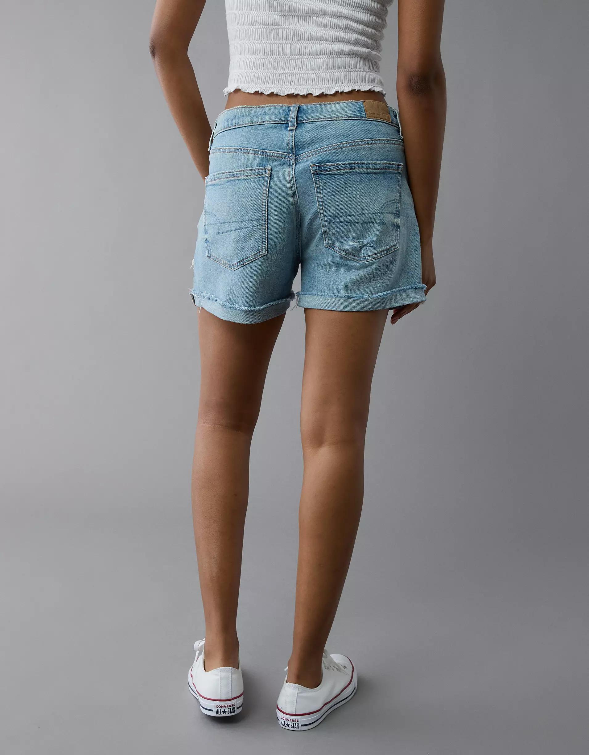 AE Stretch Low-Rise Ex-Boyfriend Denim Short Product Image