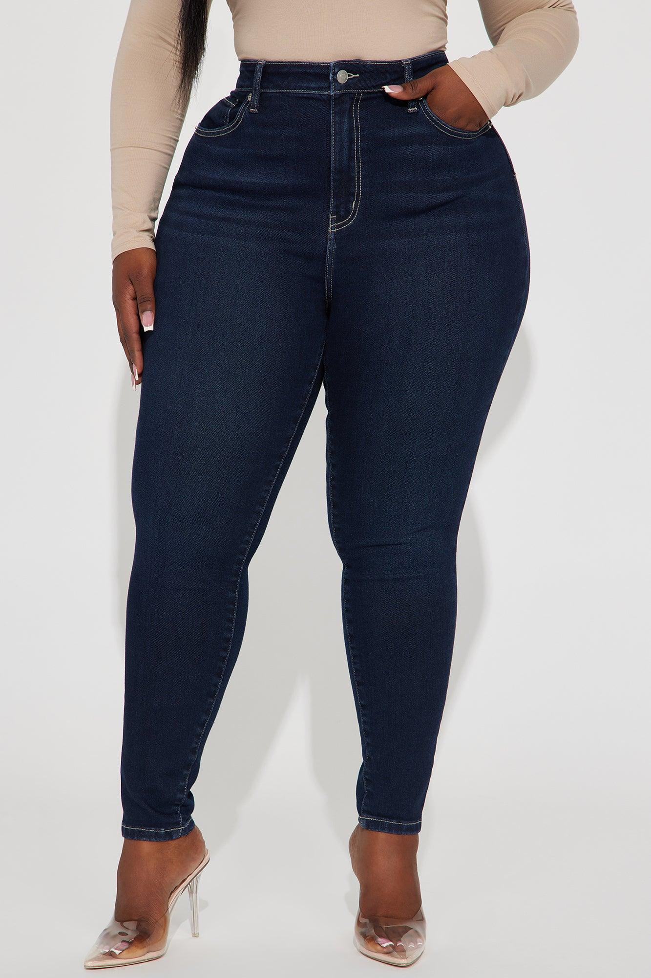 Just Right Sculpting Stretch Skinny Jeans - Dark Wash Product Image