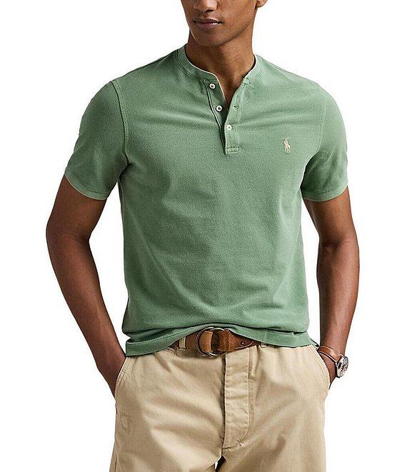 Polo Ralph Lauren Featherweight Mesh Short Sleeve Henley Shirt Product Image