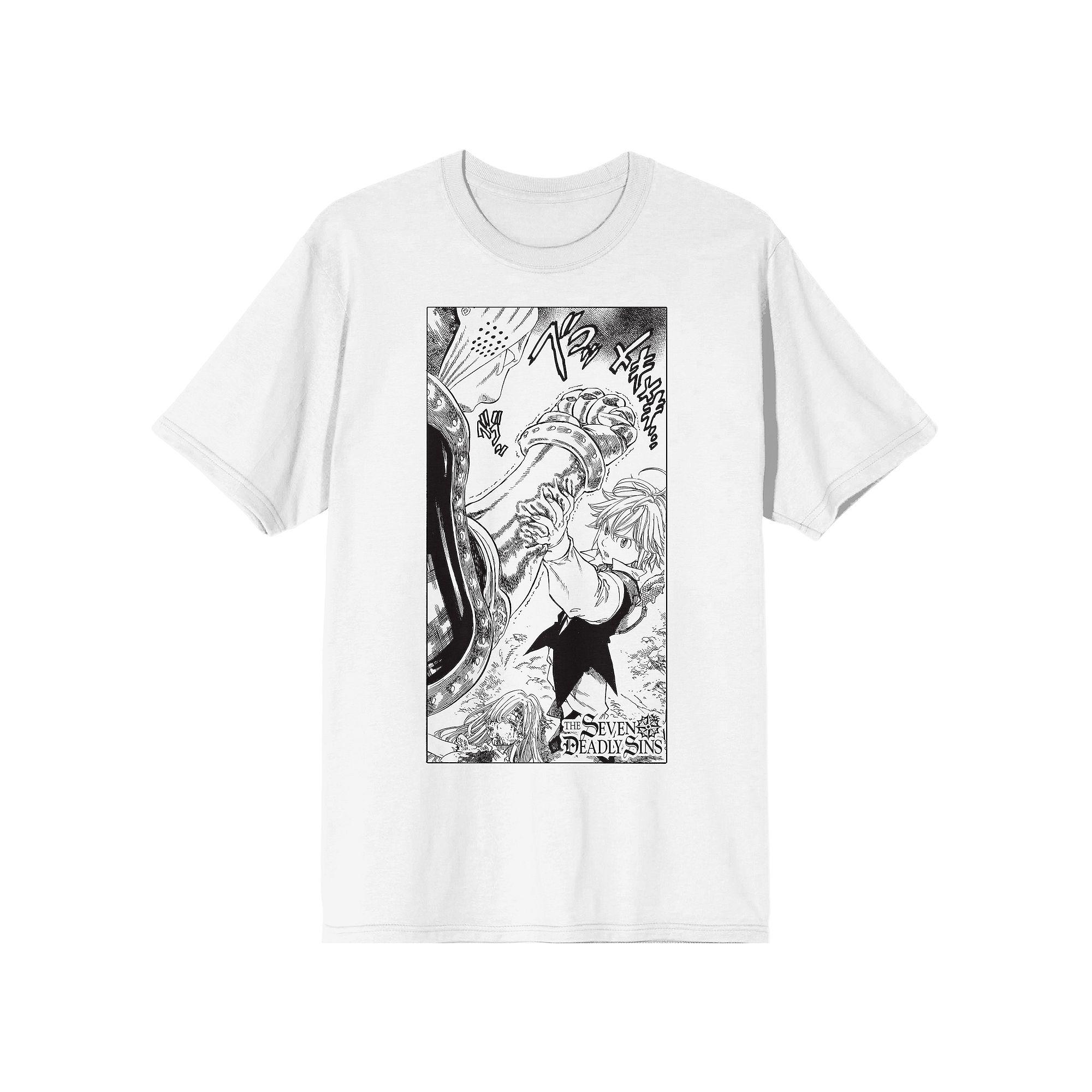 Men's Seven Deadly Sins Manga Short Sleeve Graphic Tee,  Product Image