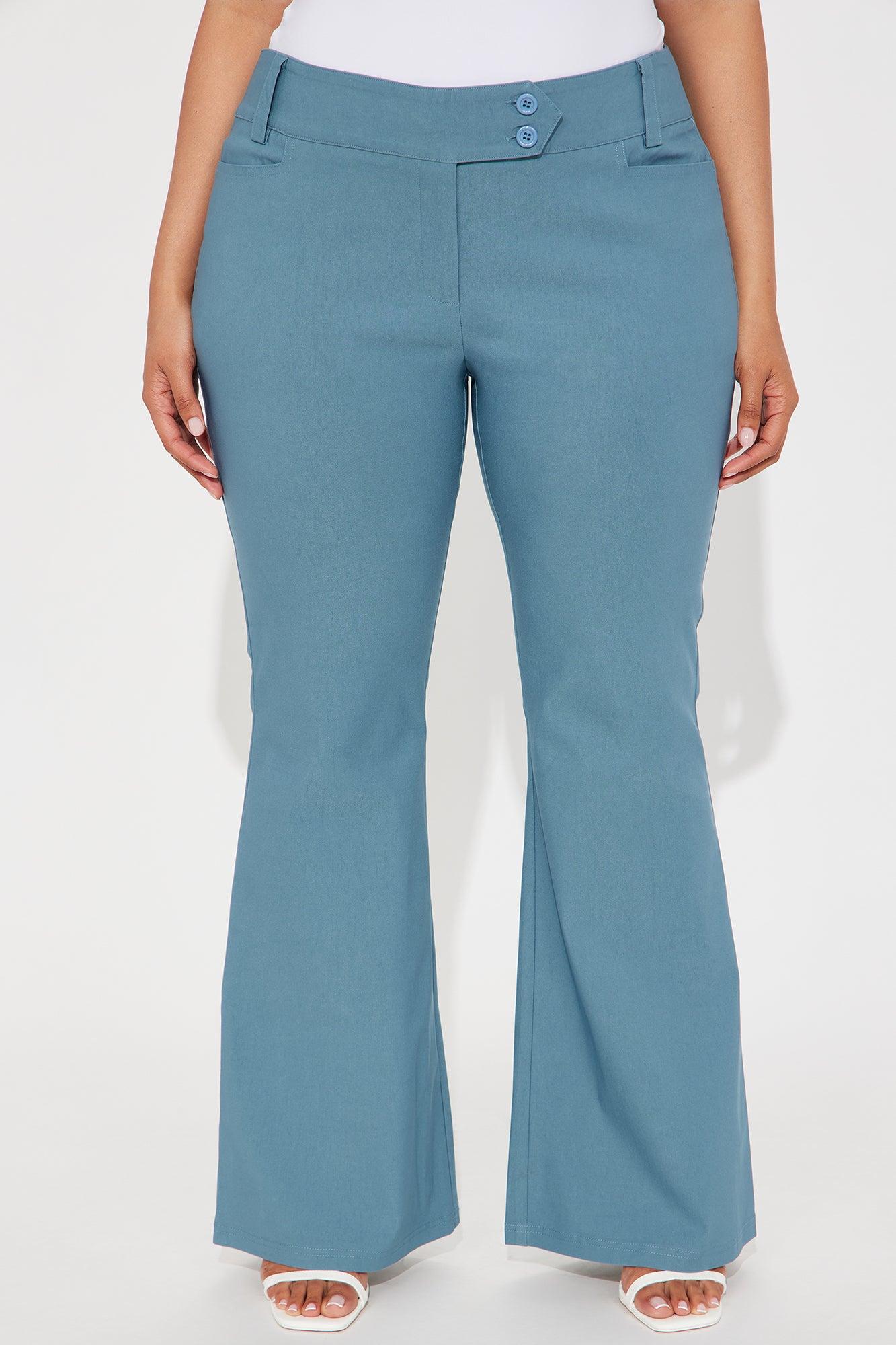 Rou Flare Pant - Blue Product Image
