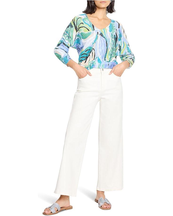 Women's NIC+ZOE Island Beat Cotton Slub Sweater Product Image