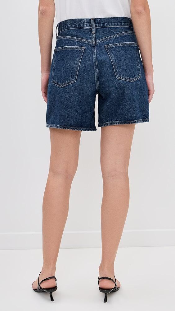 AGOLDE Dame High Rise Baggy Shorts | Shopbop Product Image