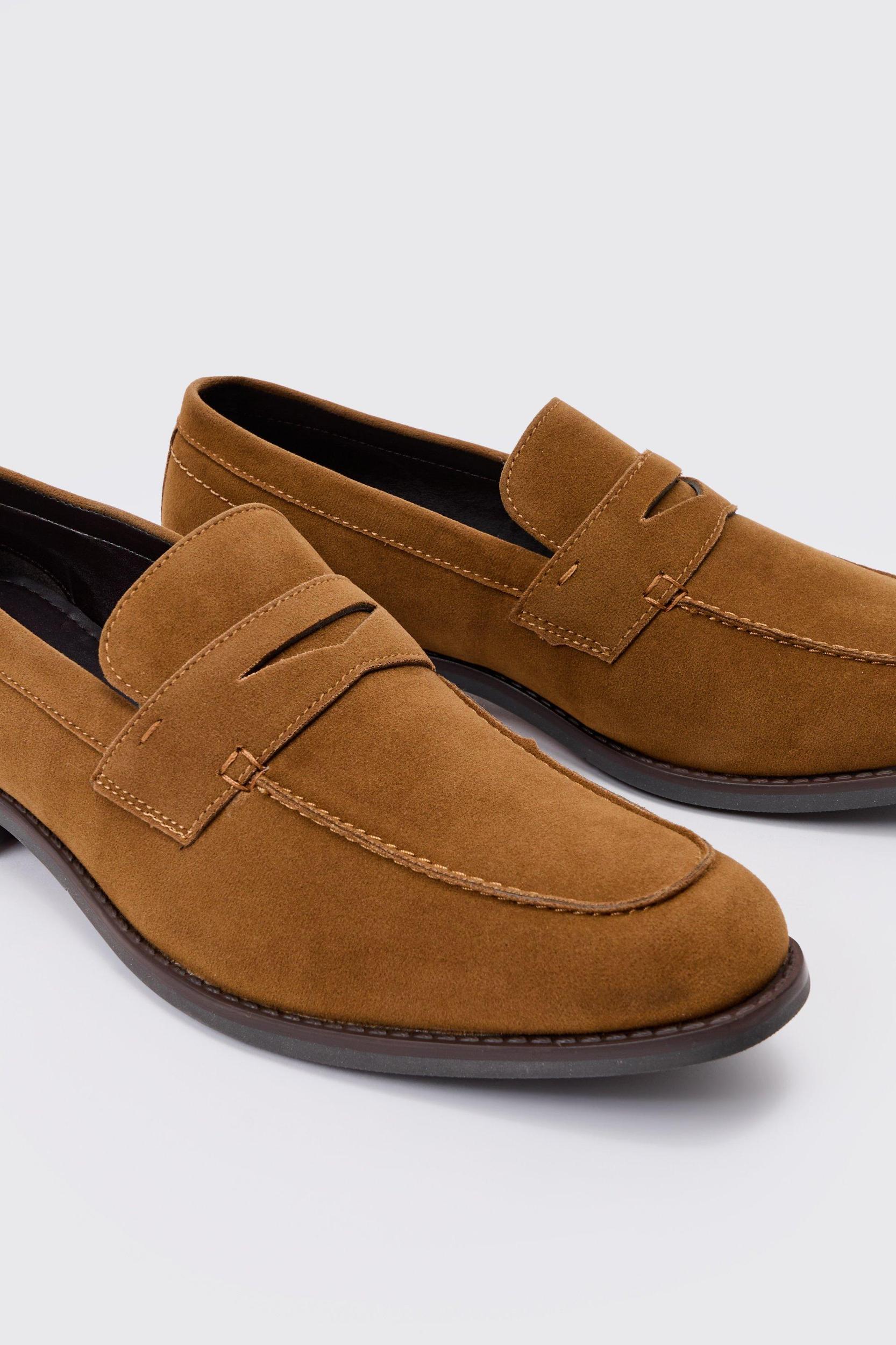 Faux Suede Loafer | boohooMAN USA Product Image
