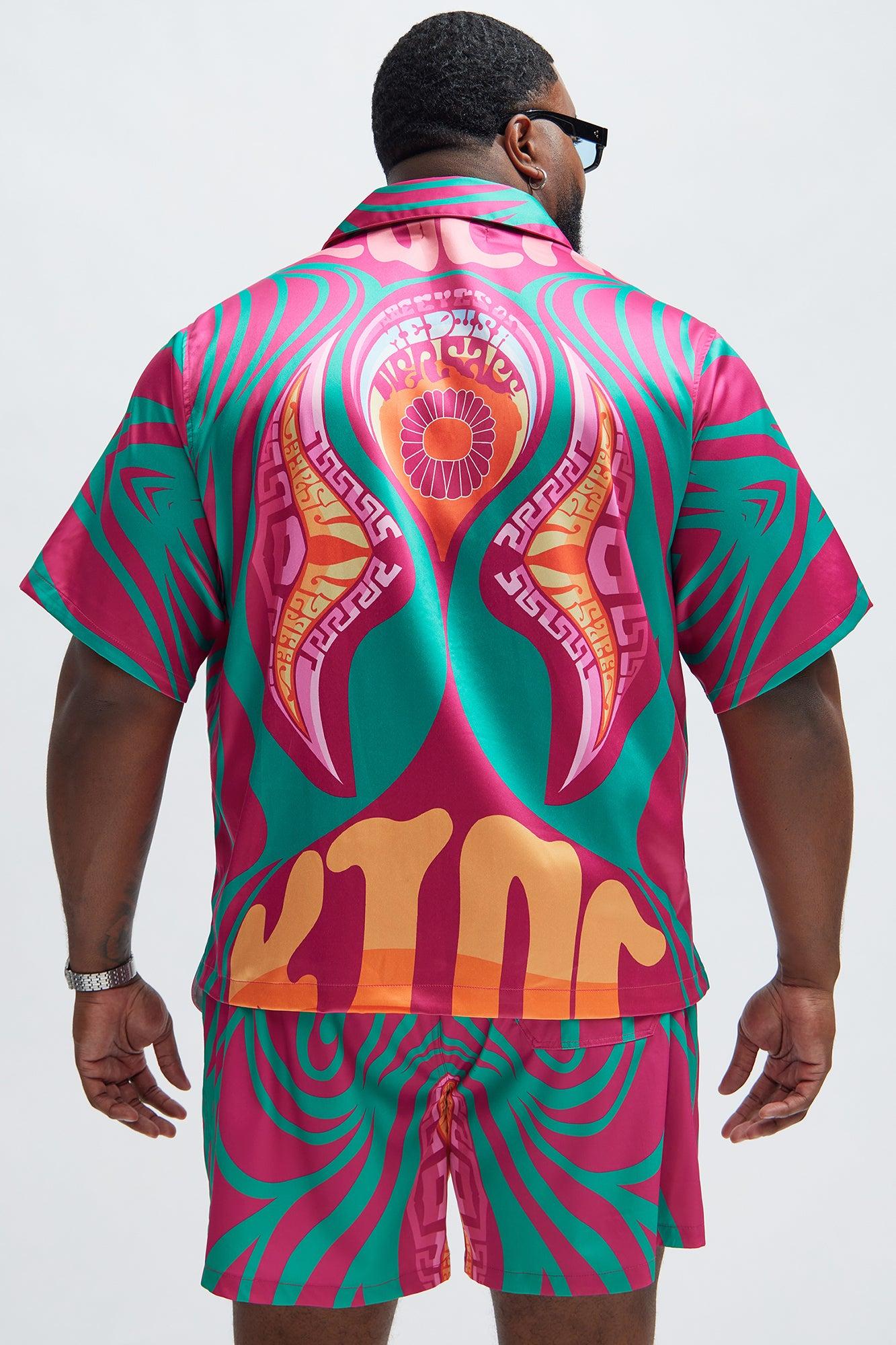 Eyes On Medusa Shirt - Fuchsia/combo Product Image