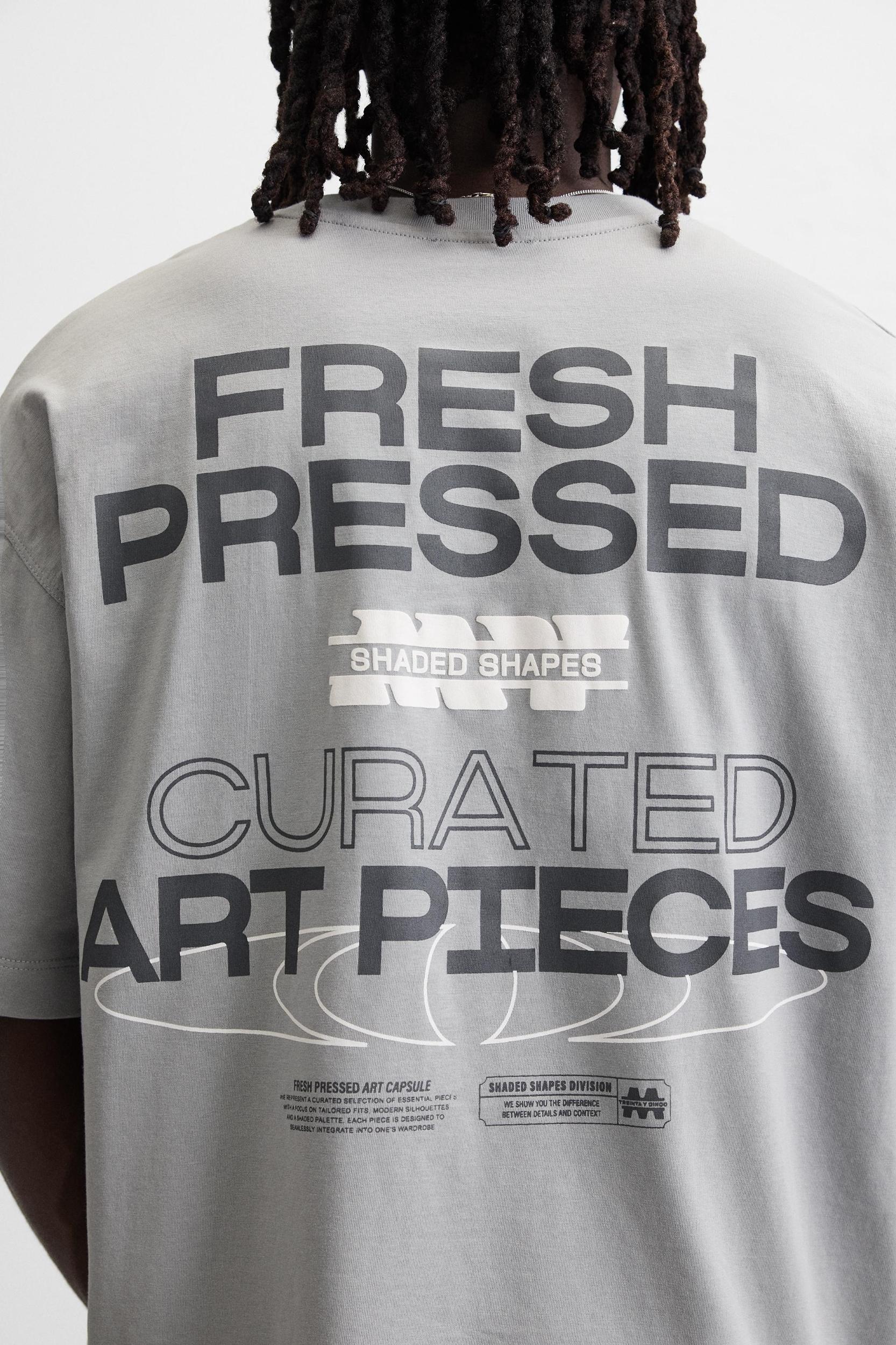 TEXT PRINT T-SHIRT Product Image