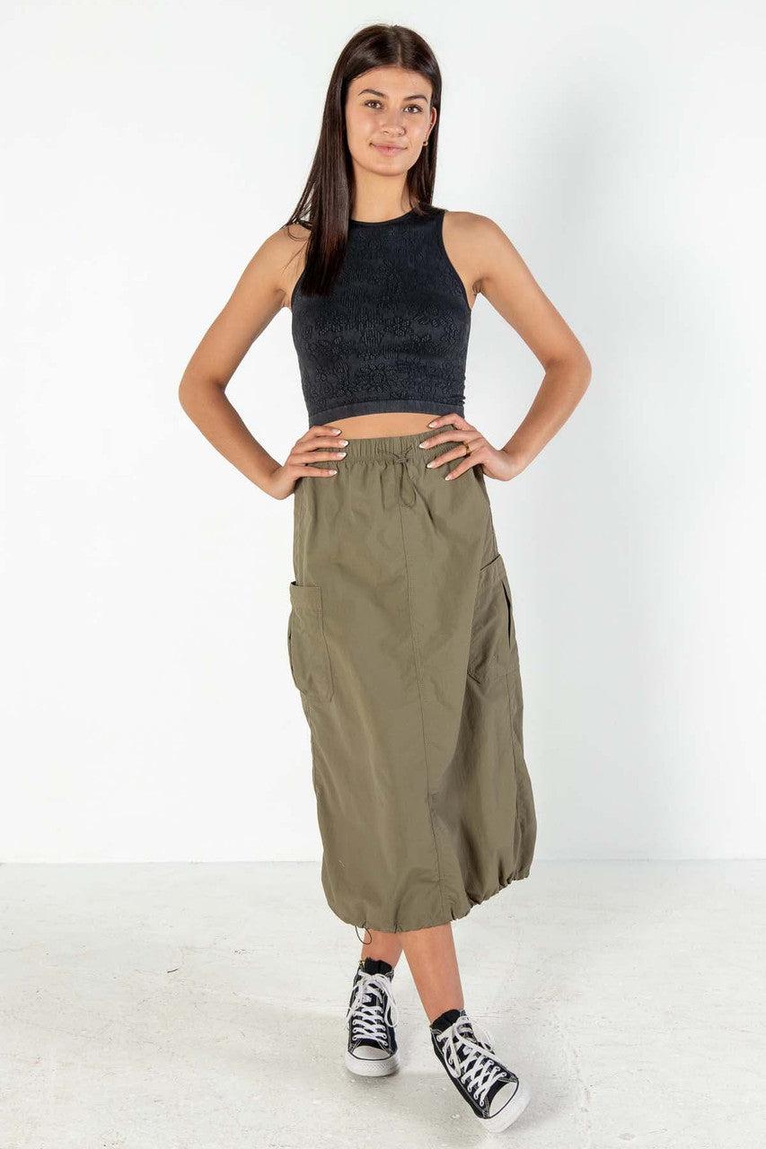 Black Floral Seamless Jacquard Tank Product Image